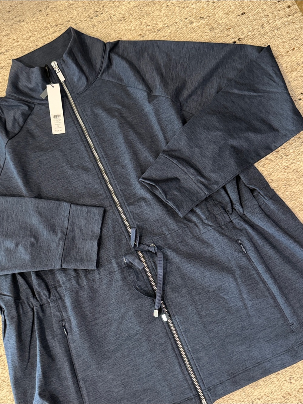 NWT Chico’s Zenergy Cloud Trimmed Jacket- size 3 (XL) - Picture 3 of 5